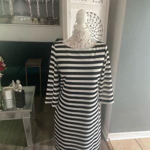 Black and white dress